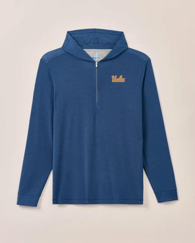 UCLA Welsey Performance 1/4 Zip Hoodie sold by Johnnie-O