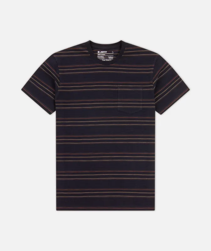 Pehala Slub Premium Tee - Navy sold by JETTY