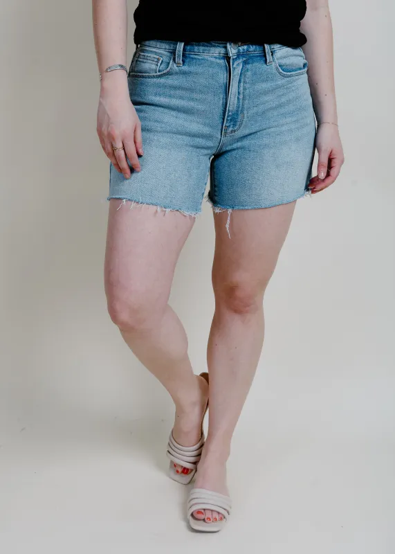 Out To Lunch Denim Short - Light Wash sold by Vinnie Louise