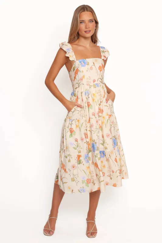 Laela Midi Dress - Floral sold by Petal & Pup