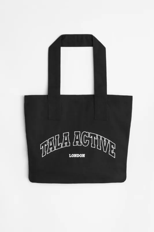TALA Active Applique Tote Bag - Black sold by TALA
