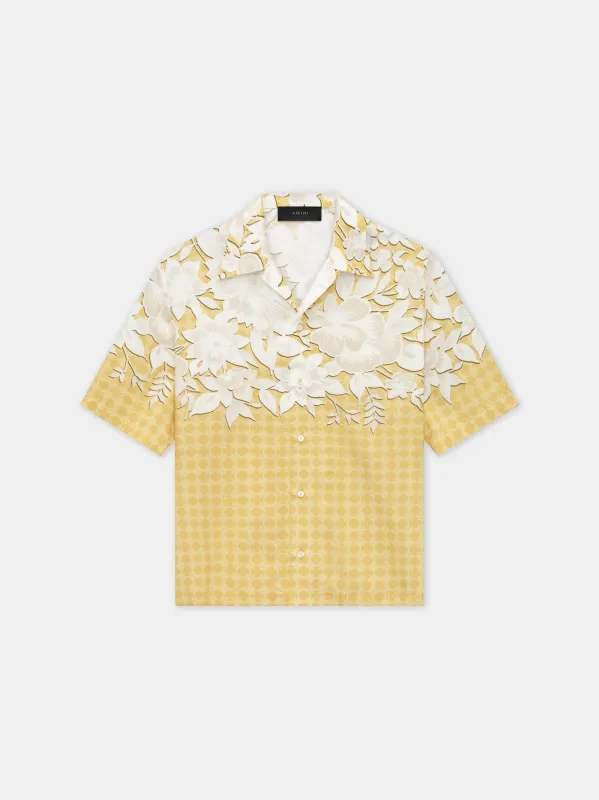 AMIRI GARDEN CAMP SHIRT - Champagne sold by AMIRI