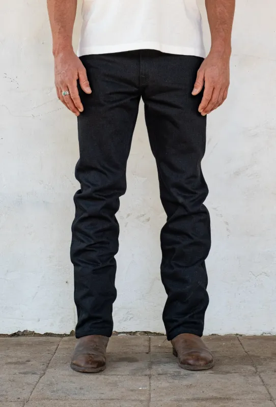 Wilkes Western <span>17 Ounce Black Denim </span> sold by Freenote Cloth