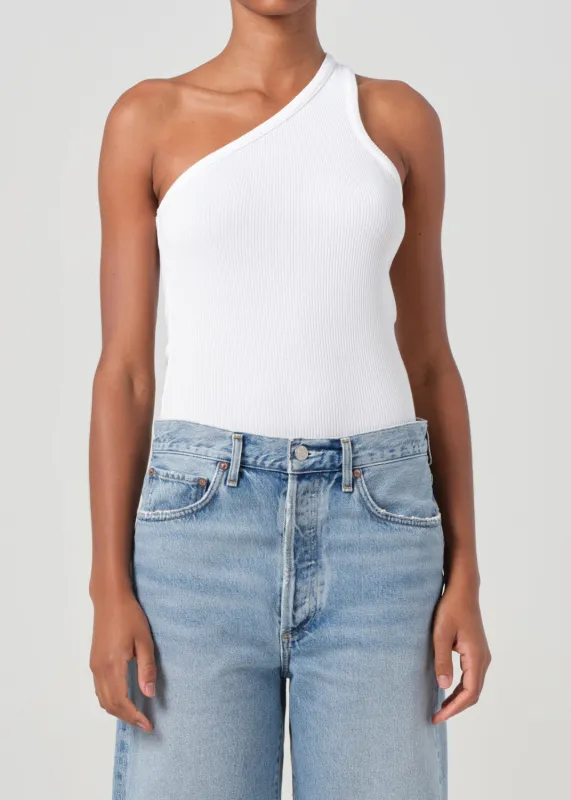 Verica Tank in White sold by Agolde