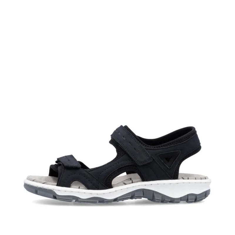Rieker 68866-14 Womens Sandals Blue sold by Shuperb
