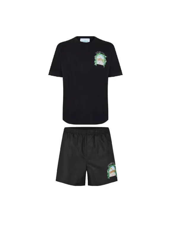 Casablanca L'Arch De Tennis Swim Shorts Set sold by Klay UK