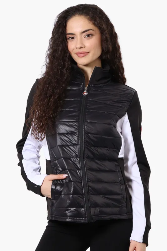 Canada Weather Gear Nylon Puffer Lightweight Jacket - Black sold by Fairweather