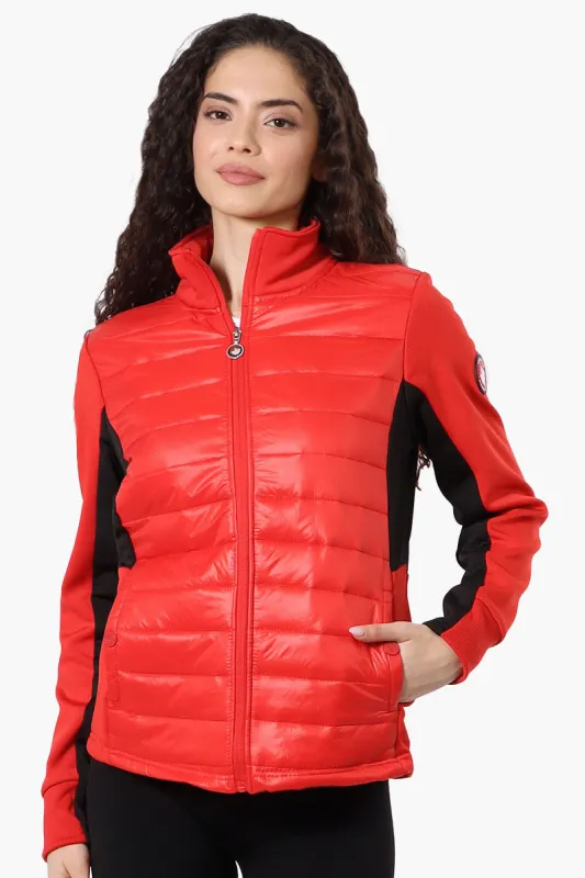 Canada Weather Gear Nylon Puffer Lightweight Jacket - Red sold by Fairweather