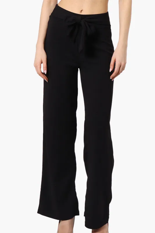 Majora Solid Belted Pants - Black sold by Fairweather