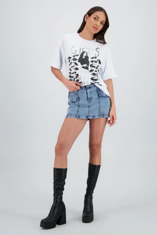 Playera Olivia Rodrigo estampado frente espalda sold by Shasa