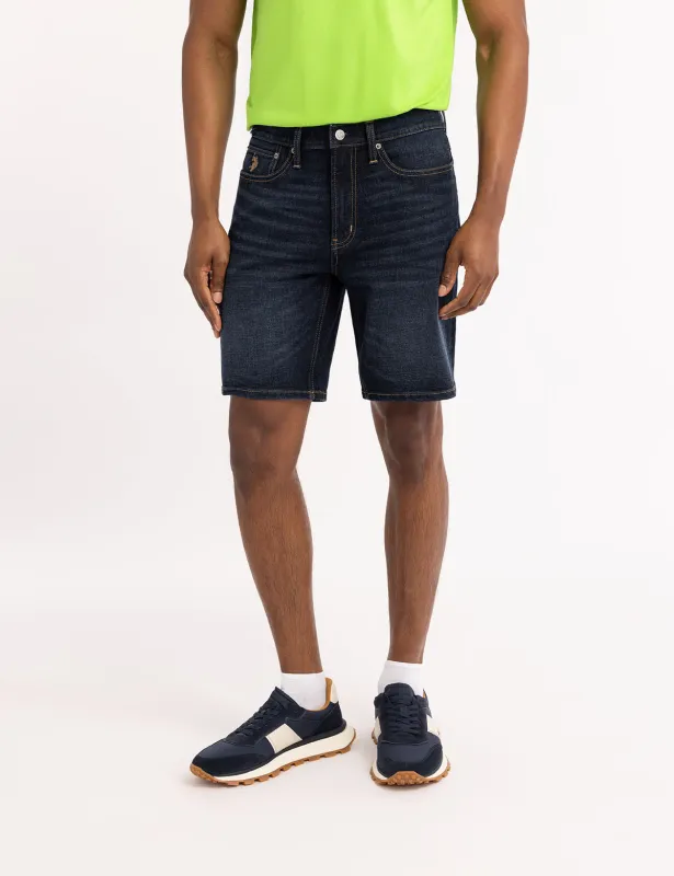 SLIM STRAIGHT 5 POCKET DENIM SHORT sold by U.S. Polo Assn.