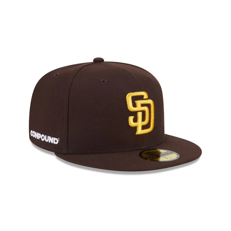 Compound x San Diego Padres 59FIFTY Fitted Hat sold by New Era