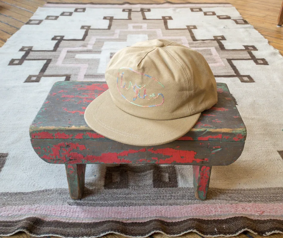 Chainstitched Canvas Ranch Hat - Khaki sold by Wythe NY