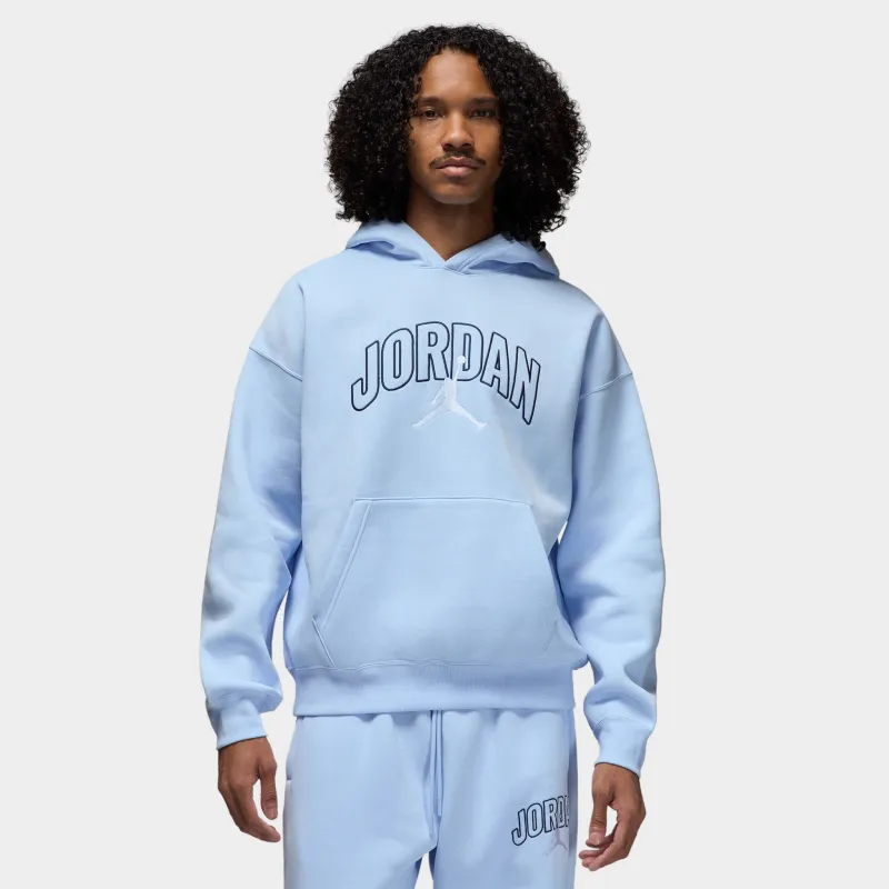Jordan Brooklyn Oversized Pullover Hoodie Hydrogen Blue / Sail sold by JD Sports