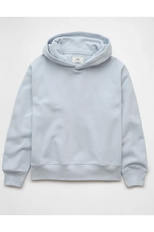 AE Everyday Luxe Hoodie Women's Light Blue S sold by American Eagle