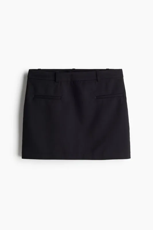 H&M - Tailored mini skirt - Black sold by H&M