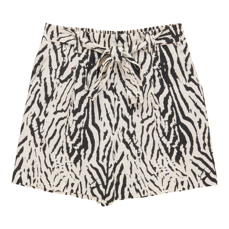 lily morgan Women's Printed Tie Front Shorts sold by Giant Tiger