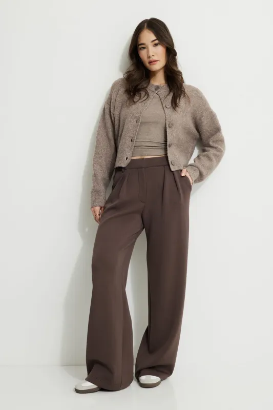 Alex Anywear Scuba Wide Leg Pants sold by Dynamite