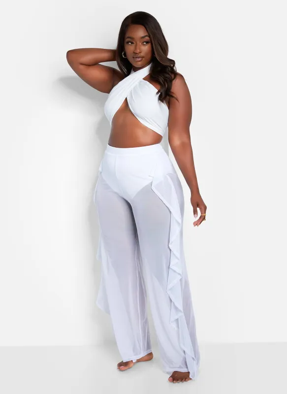 Chill Out High Waist Wide Leg Pants sold by Rebdolls