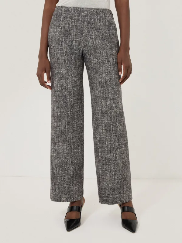 Blake Boucle Trouser | Grey sold by Jigsaw