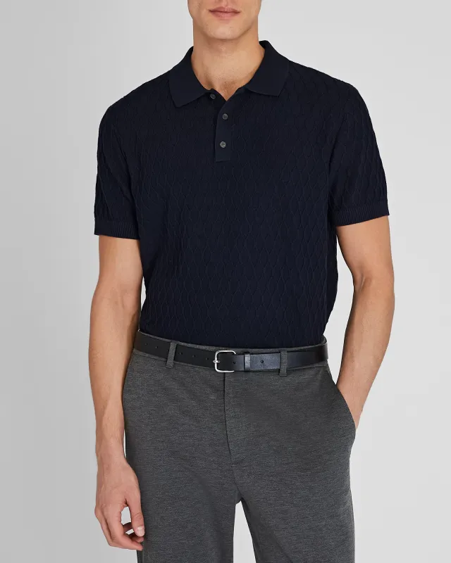 Short-Sleeve Diamond Polo sold by Club Monaco