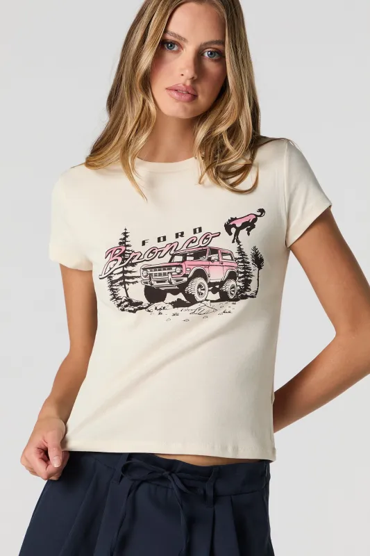 Ford Bronco Graphic Ribbed T-Shirt sold by Urban Planet