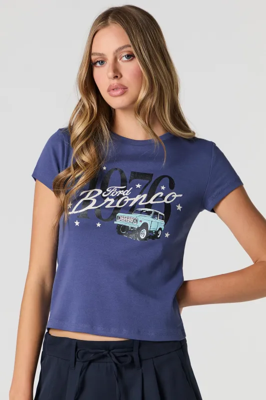 T-shirt côtelé à imprimé Ford Bronco 1976 sold by Urban Planet