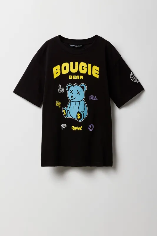 Boys Bougie Bear Graphic T-Shirt sold by Urban Planet