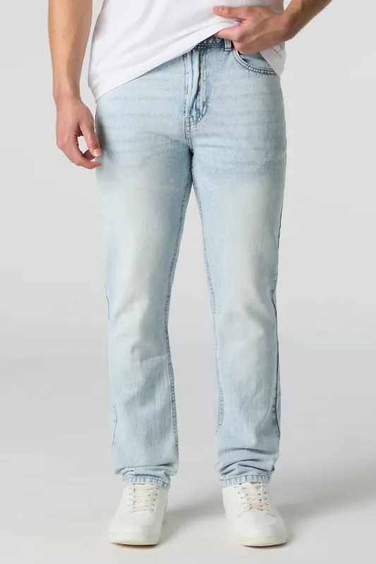 Light Wash Straight Leg Jean sold by Urban Planet