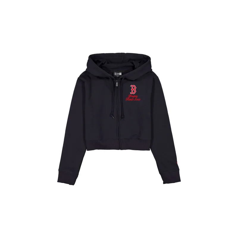 Boston Red Sox Game Day Cropped Women's Zipper Hoodie sold by New Era