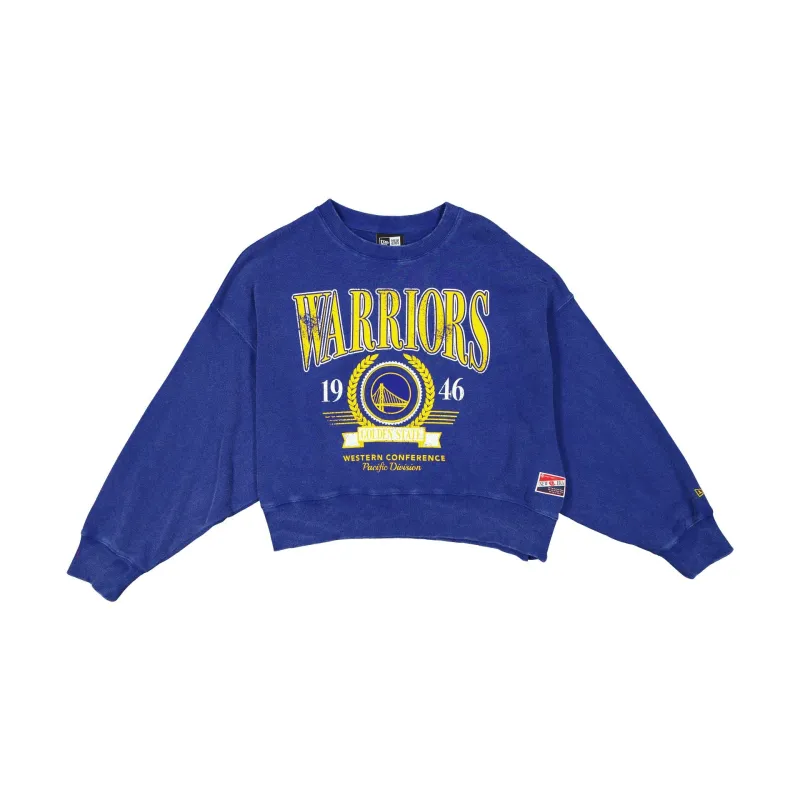 Golden State Warriors Throwback Women's Crewneck sold by New Era
