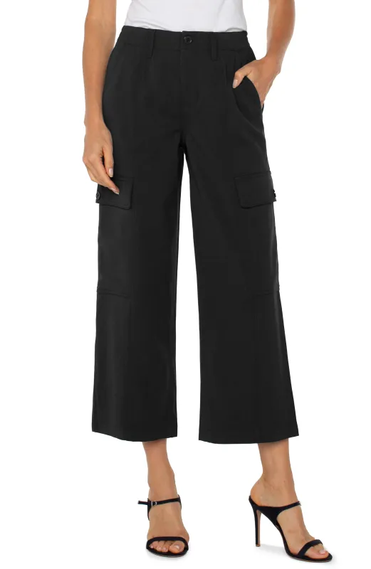PETITE HI-RISE CARGO CROP STRAIGHT sold by Liverpool Jeans Company