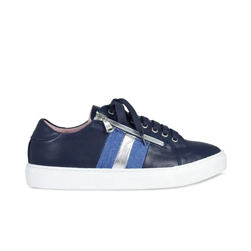 Sprint: Navy Leather & Denim sold by Sole Bliss