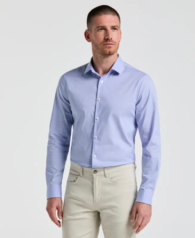 Dobby Cotton Stretch Slim Fit Shirt sold by Perry Ellis