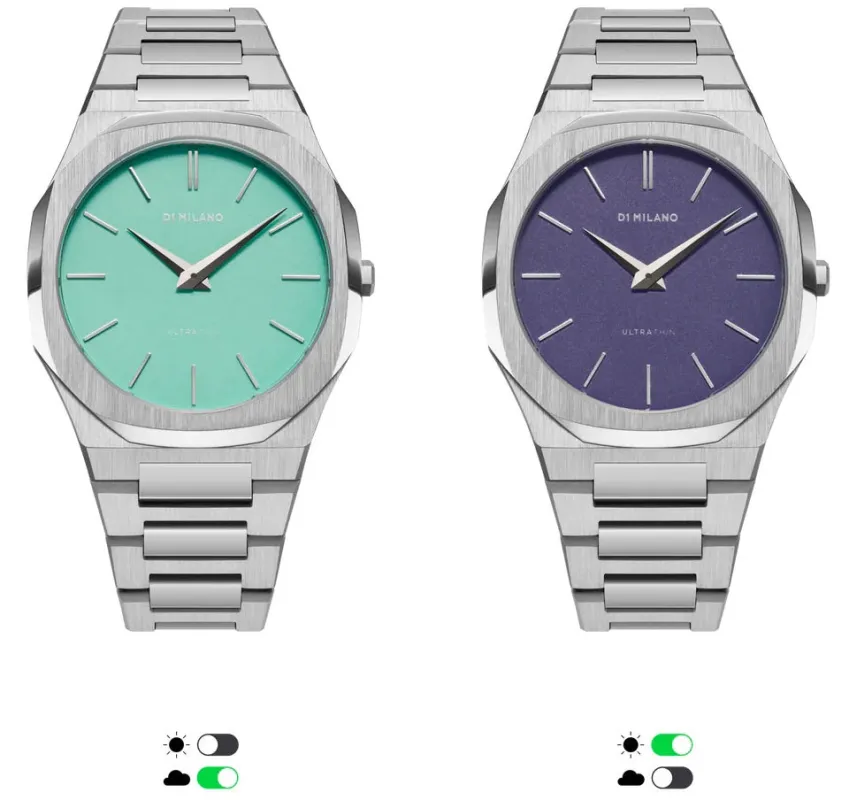 D1 Milano Ultra Thin Chromo  Sync Watch sold by C.W. Sellors