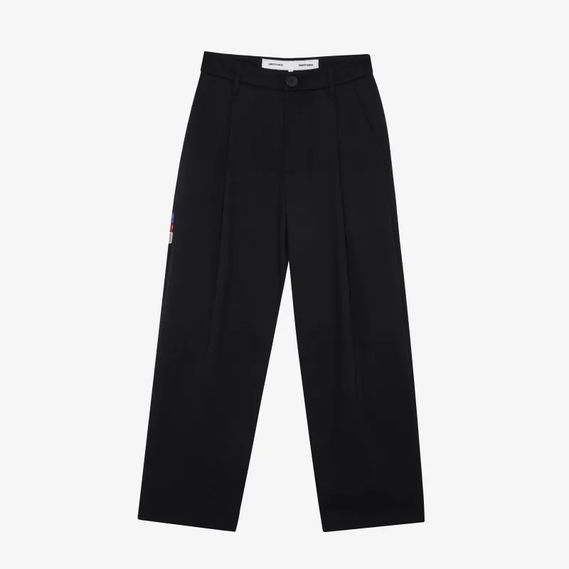 Fellas Tailored Black Oyster Pants sold by EME STUDIOS
