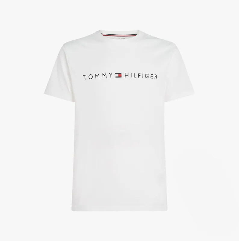 Tommy Hilfiger PURE COTTON Mens Lounge T-Shirt Optic White sold by House of Slippers