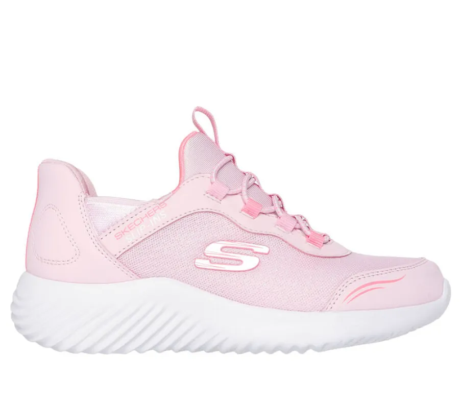 Skechers 303585L/LTPK BOUNDER - SIMPLE CUTE Girls Trainers Light Pink sold by Shuperb