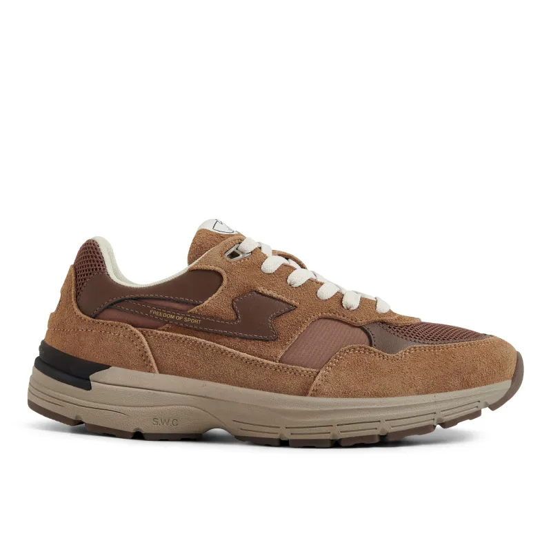AMIEL S-STRIKE GEO-MERGED BROWN sold by Stepney Workers Club