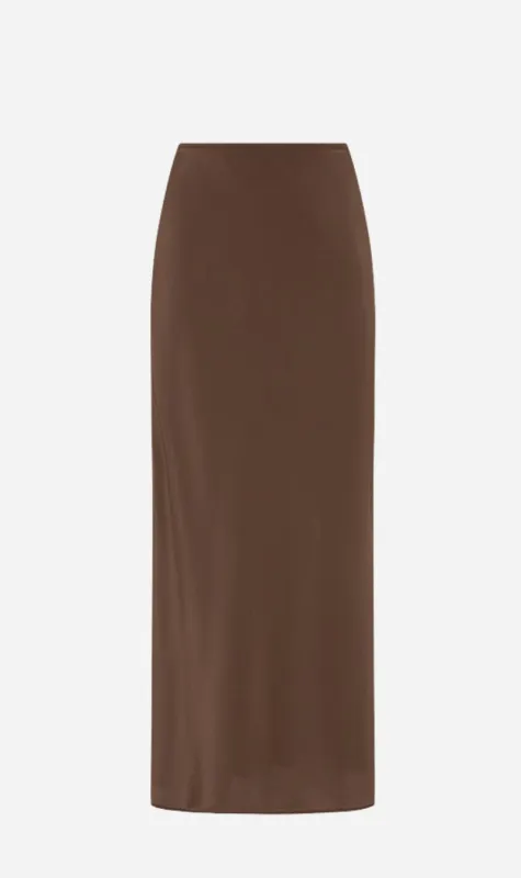 Matteau | Bias Elastic Skirt - Truffle sold by Sister & Co