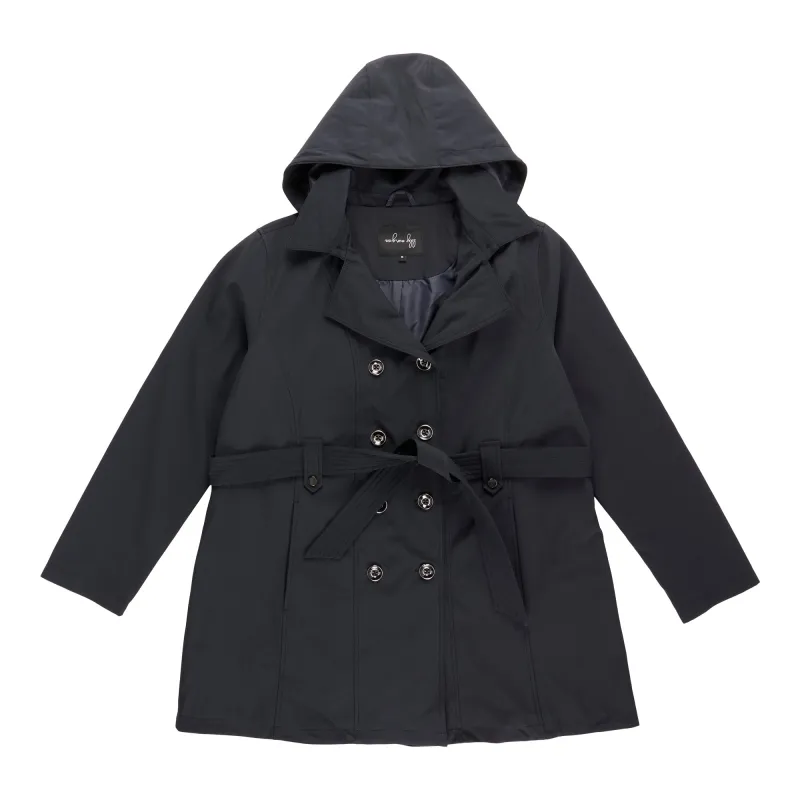 lily morgan Women's Plus Bonded Trench Coat sold by Giant Tiger