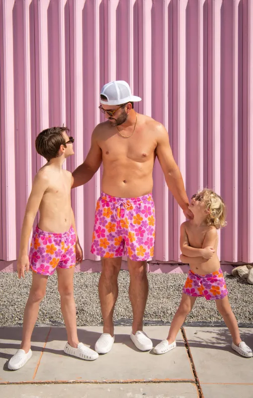 Man Mu Trunks ~ Pink Daisy sold by Show Me Your MuMu