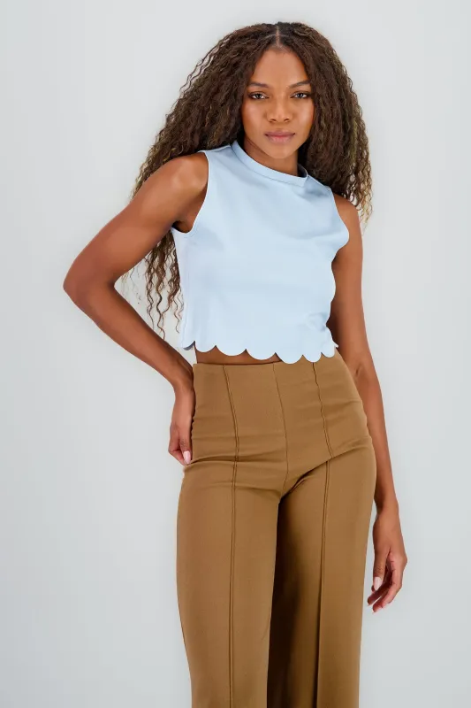 Crop top corte láser sold by Shasa