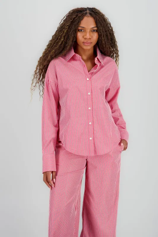 Camisa oversize rayas sold by Shasa