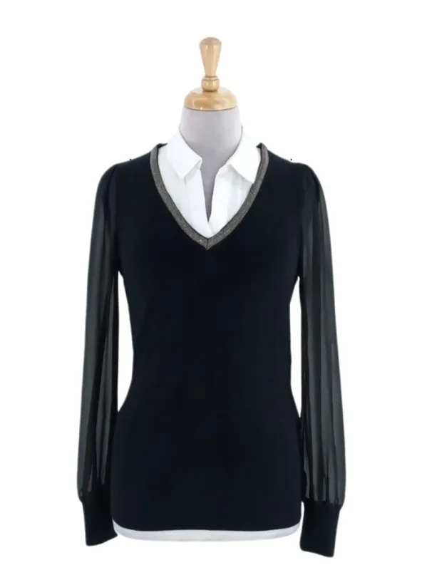 KNIT WITH ATTACHED SHIRT sold by FBO