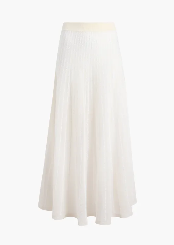 Dawn Skirt in Glaze sold by KHAITE