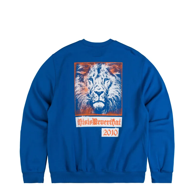 thisisneverthat Lion 2010 Crewneck sold by Asphalt Gold