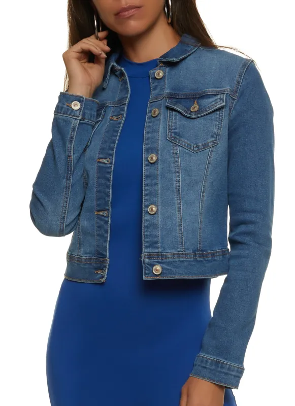 WAX Long Sleeve Denim Jacket sold by Rainbow