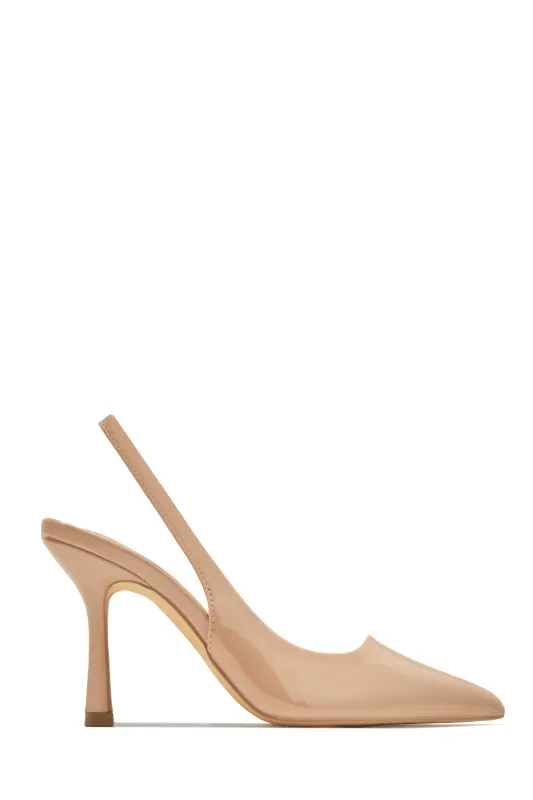 Alisson Slingback Pumps - Nude sold by Miss Lola