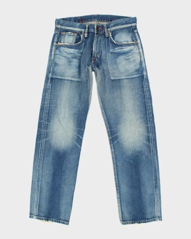 Vintage 90's Edwin Ultra Faded Straight Leg Jeans - W32 L33 sold by Rokit